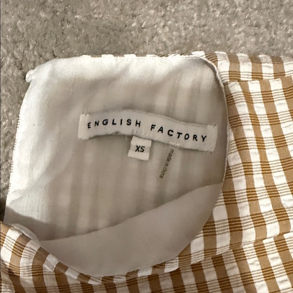 English Factory gingham top - Picture 2 of 3